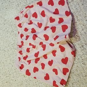 Pink heart boxers M-L